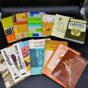 Christian Bible Study Devotional Scripture Church Educational Lot 12 Good News